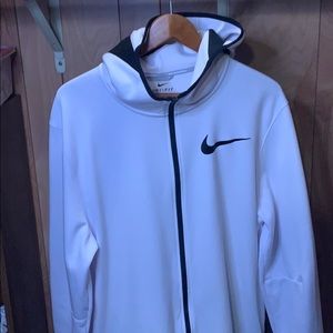 Nike Basketball Jacket Black and White Read Desc